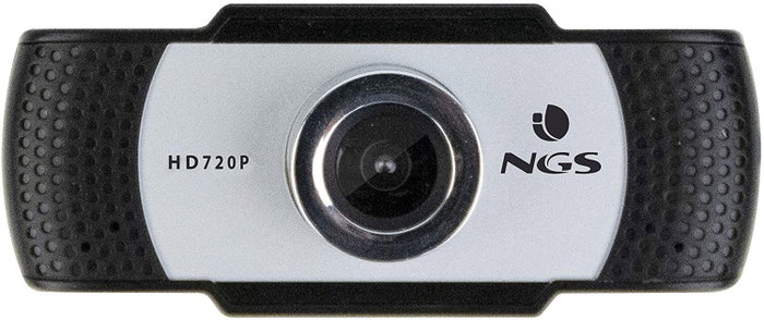 NGS XpressCam 720 Webcam HD 1280x720 con Micrófono Blanco y Negro NGS XpressCam 720 Webcam HD 1280x720 con Micrófono Blanco y Negro